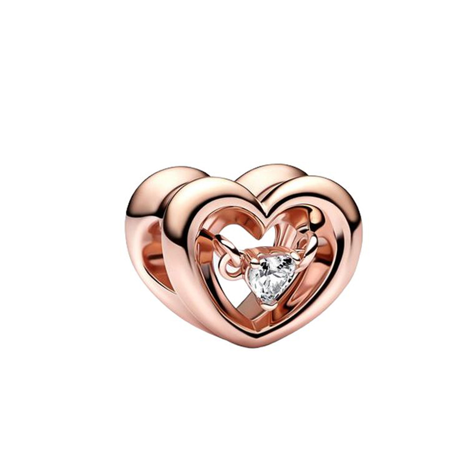 CUORE SPLENDENTE CON PIETRA