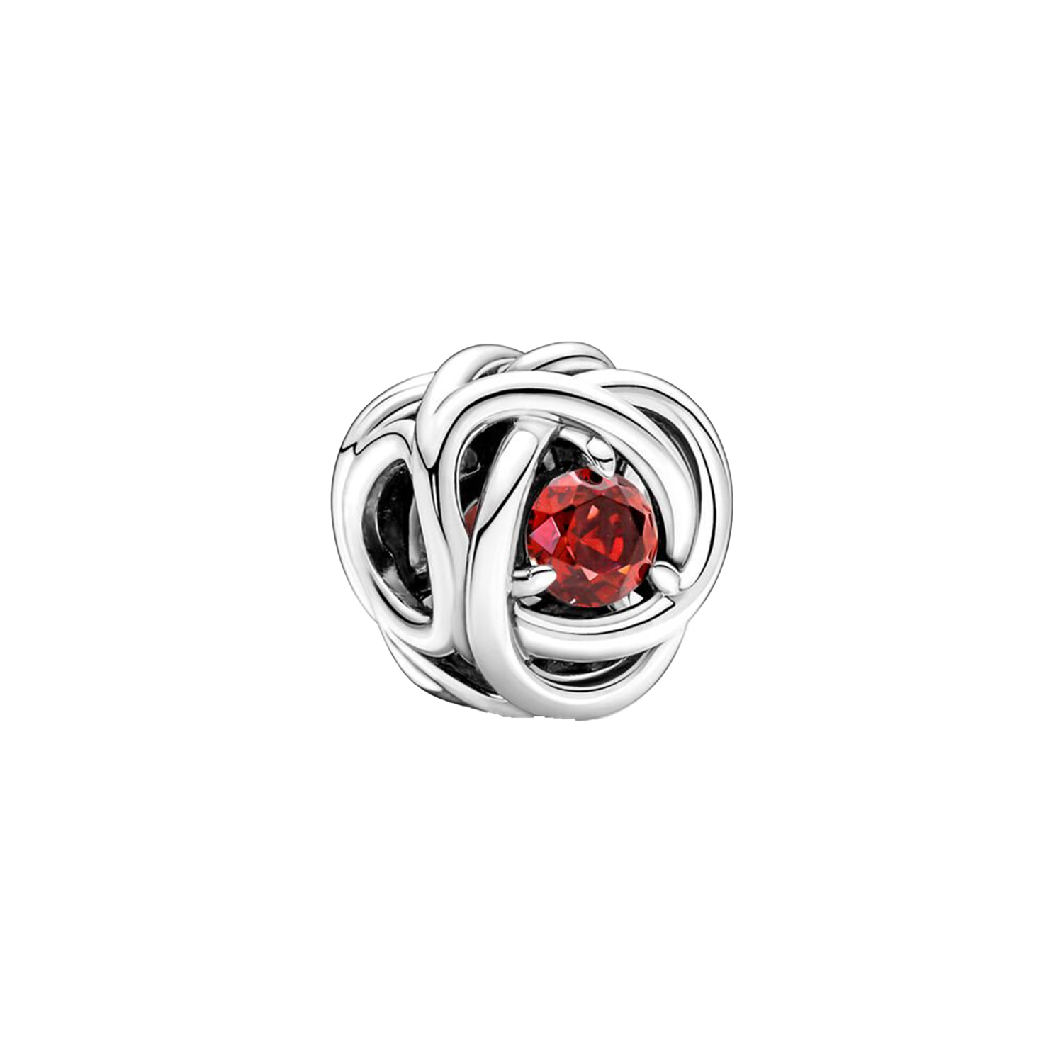 CHARM CERCHIO ETERNO ROSSO FUOCO