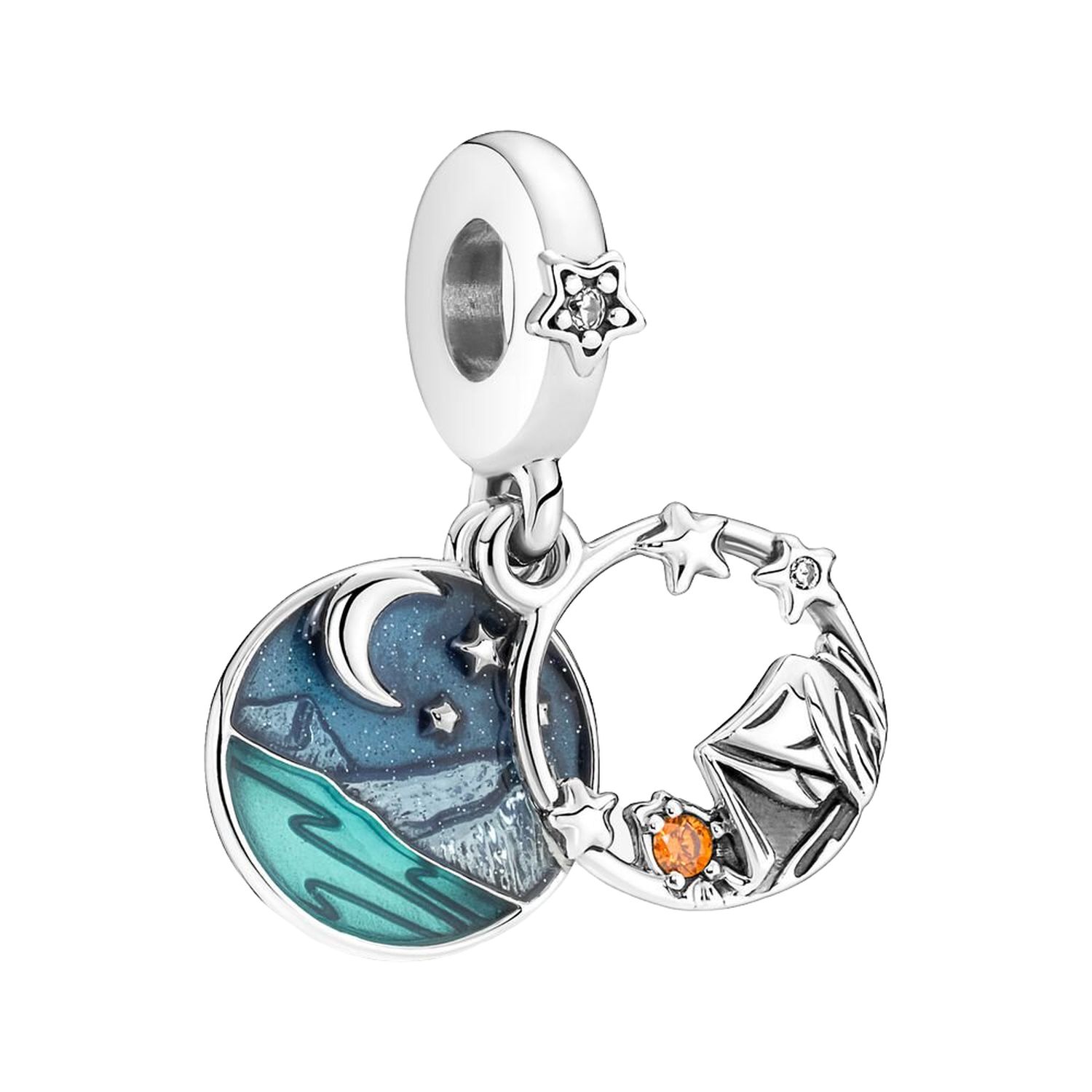 CHARM PENDENTE CAMPEGGIO SOTTO LE STELLE