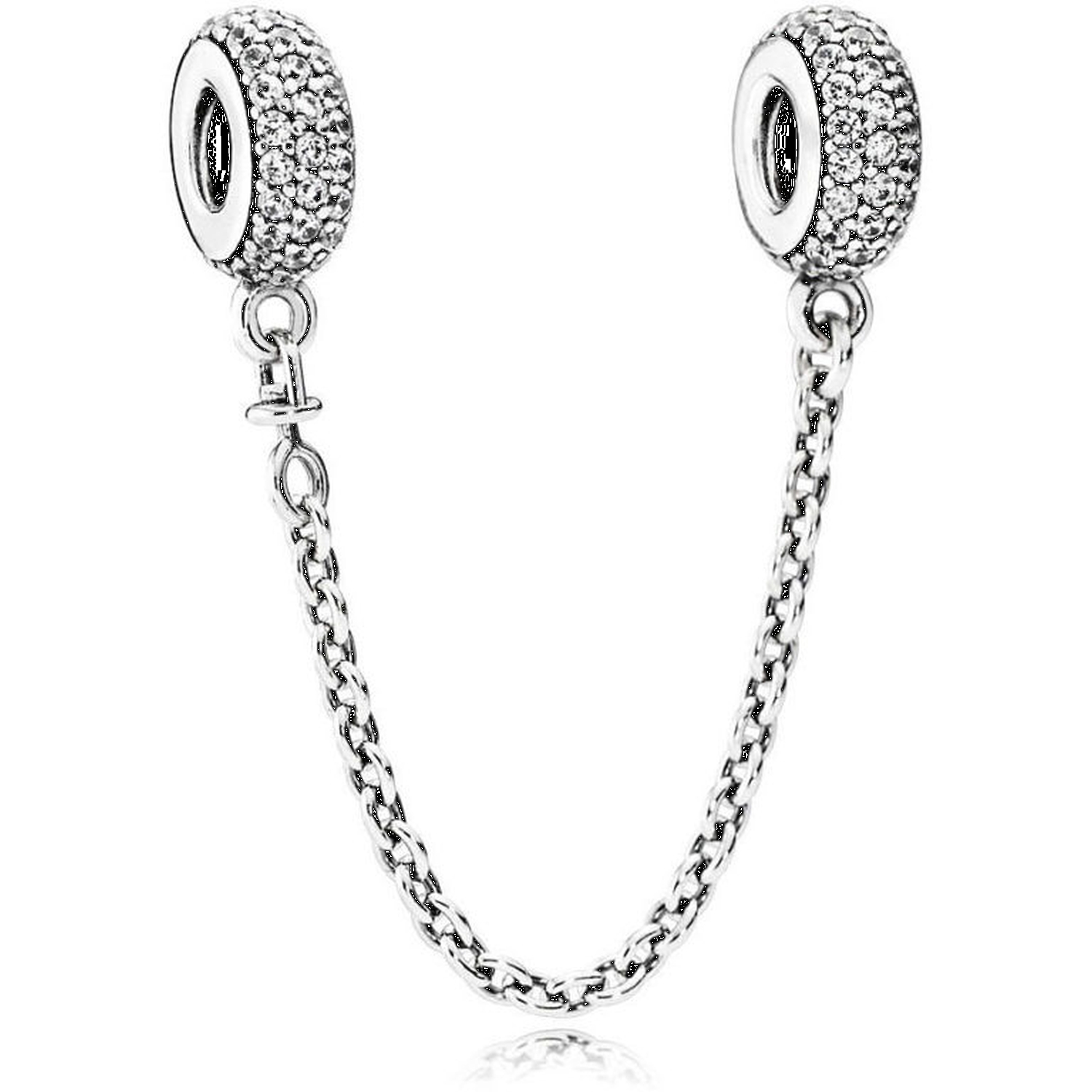 Catena di sicurezza con pavé scintillante