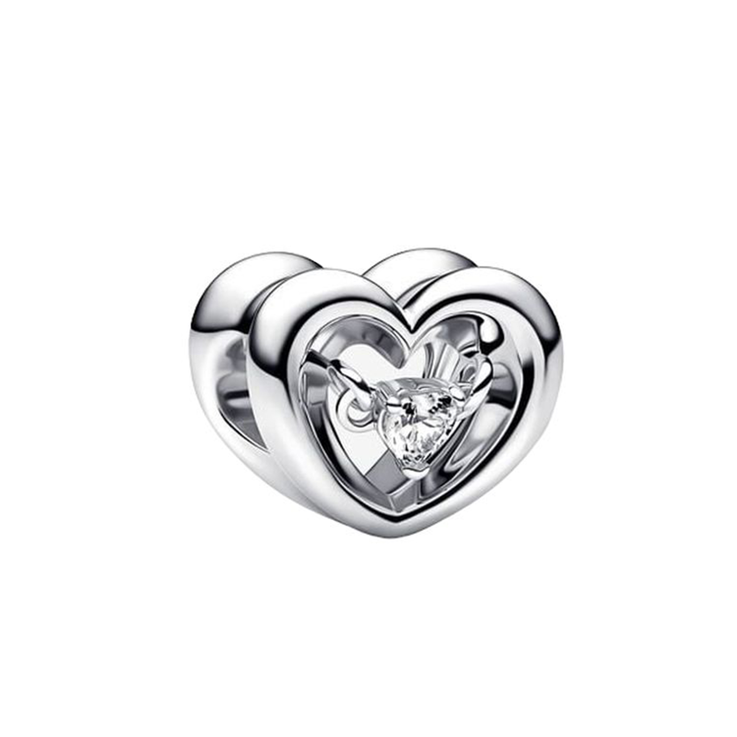 CUORE SPLENDENTE CON PIETRA