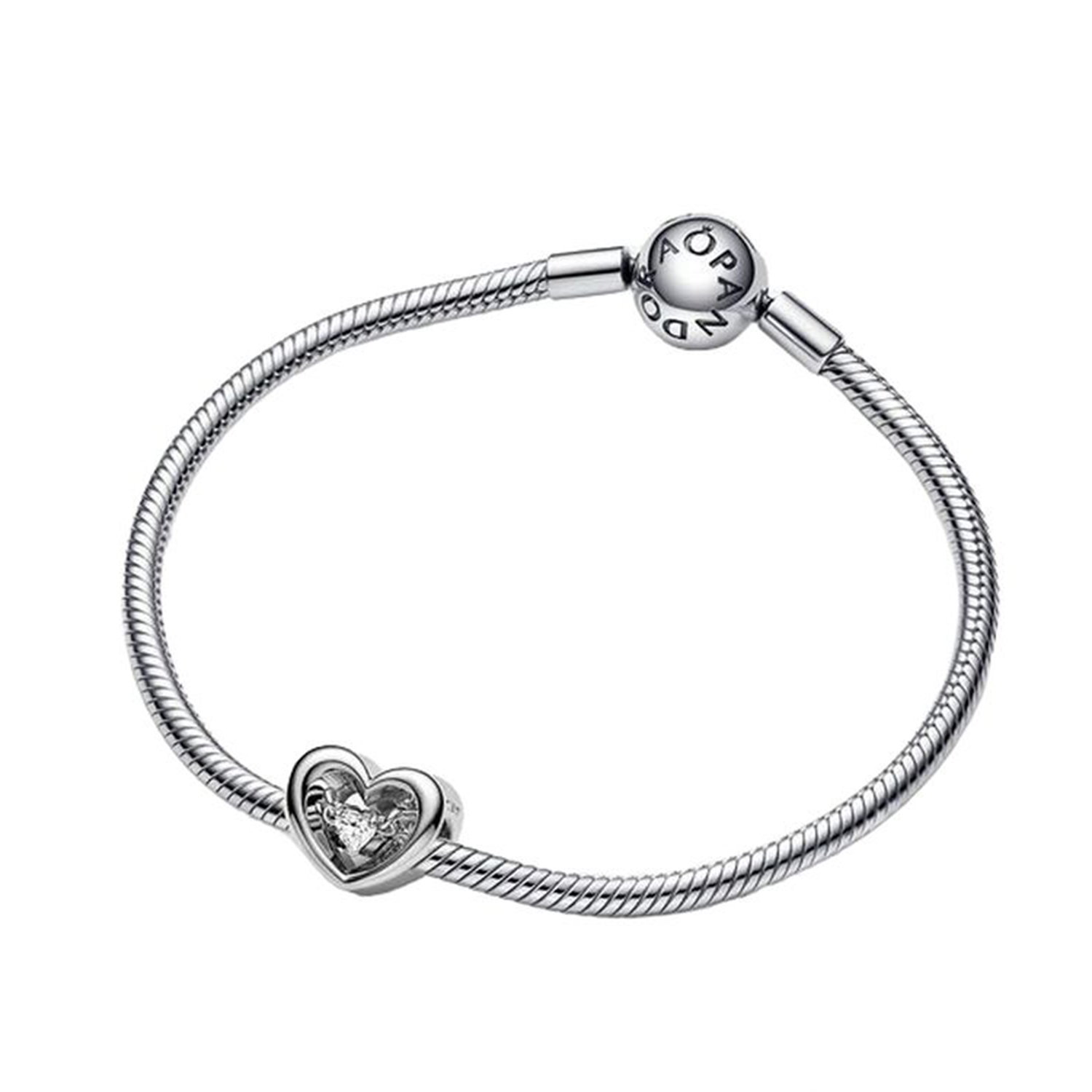 CUORE SPLENDENTE CON PIETRA