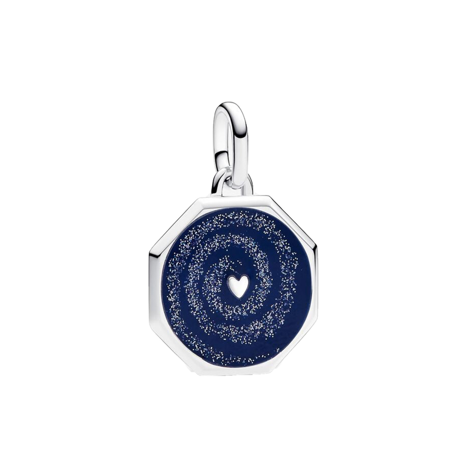 CHARM MEDALLION GALAXY HEART PANDORA ME