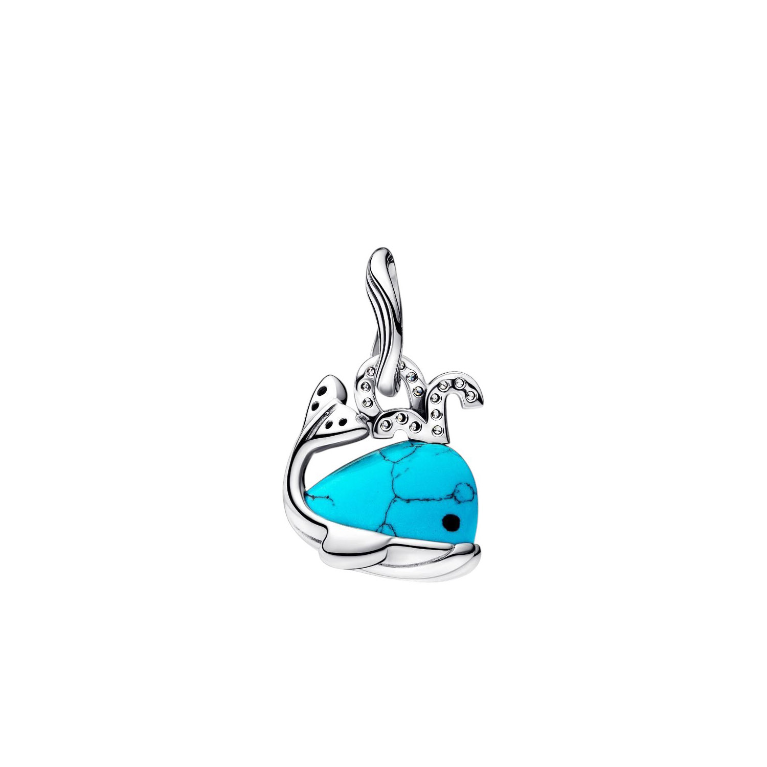 CHARM  PENDENTE BALENA TURCHESE