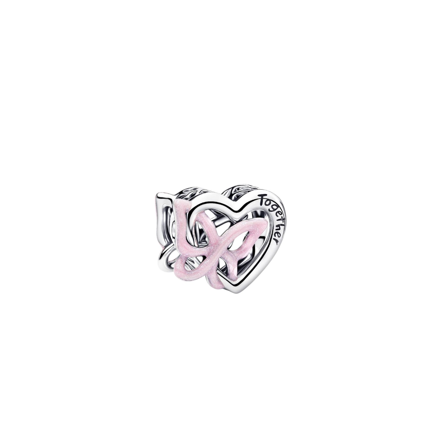 CHARM OPENWORK CUORE E FARFALLA