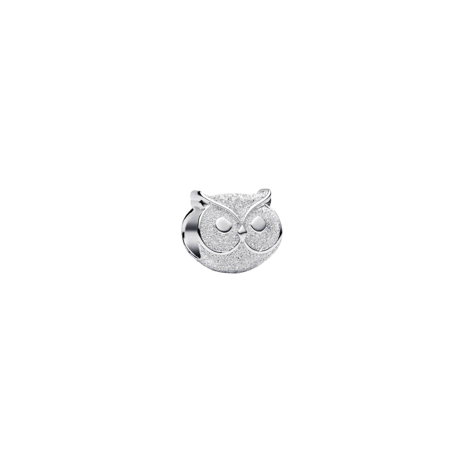 MINI CHARM GUFO EFFETTO DIAMANTATO