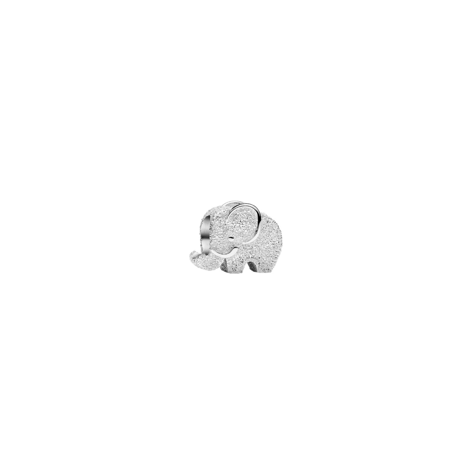 MINI CHARM ELEFANTE EFFETTO DIAMANTATO