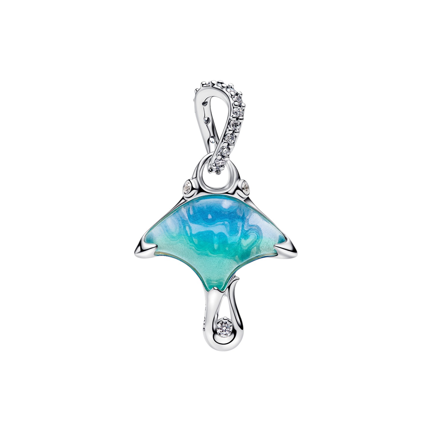 CHARM PENDENTE MANTA VETRO DI MURANO