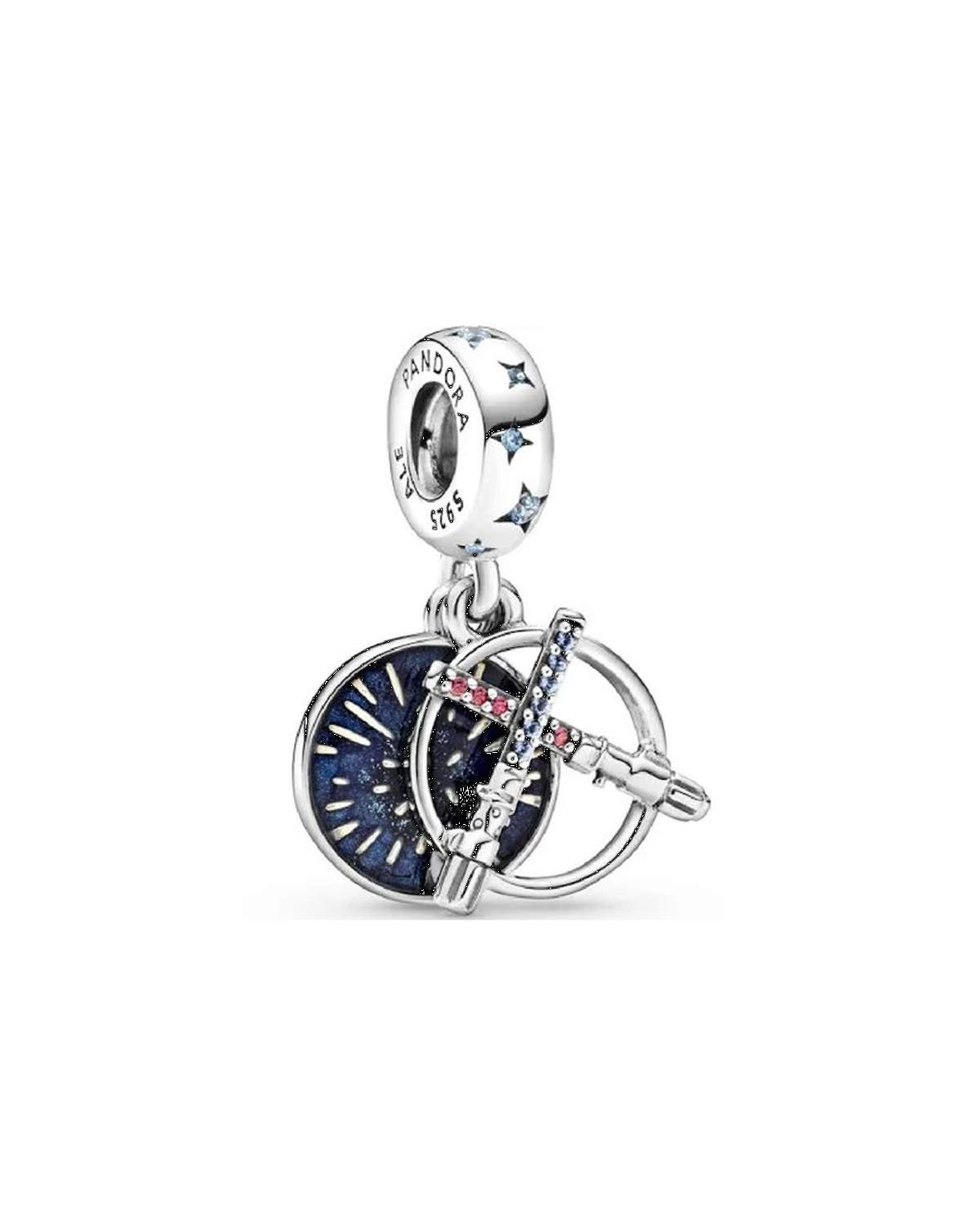 Star Wars, charm pendente doppio Spada laser