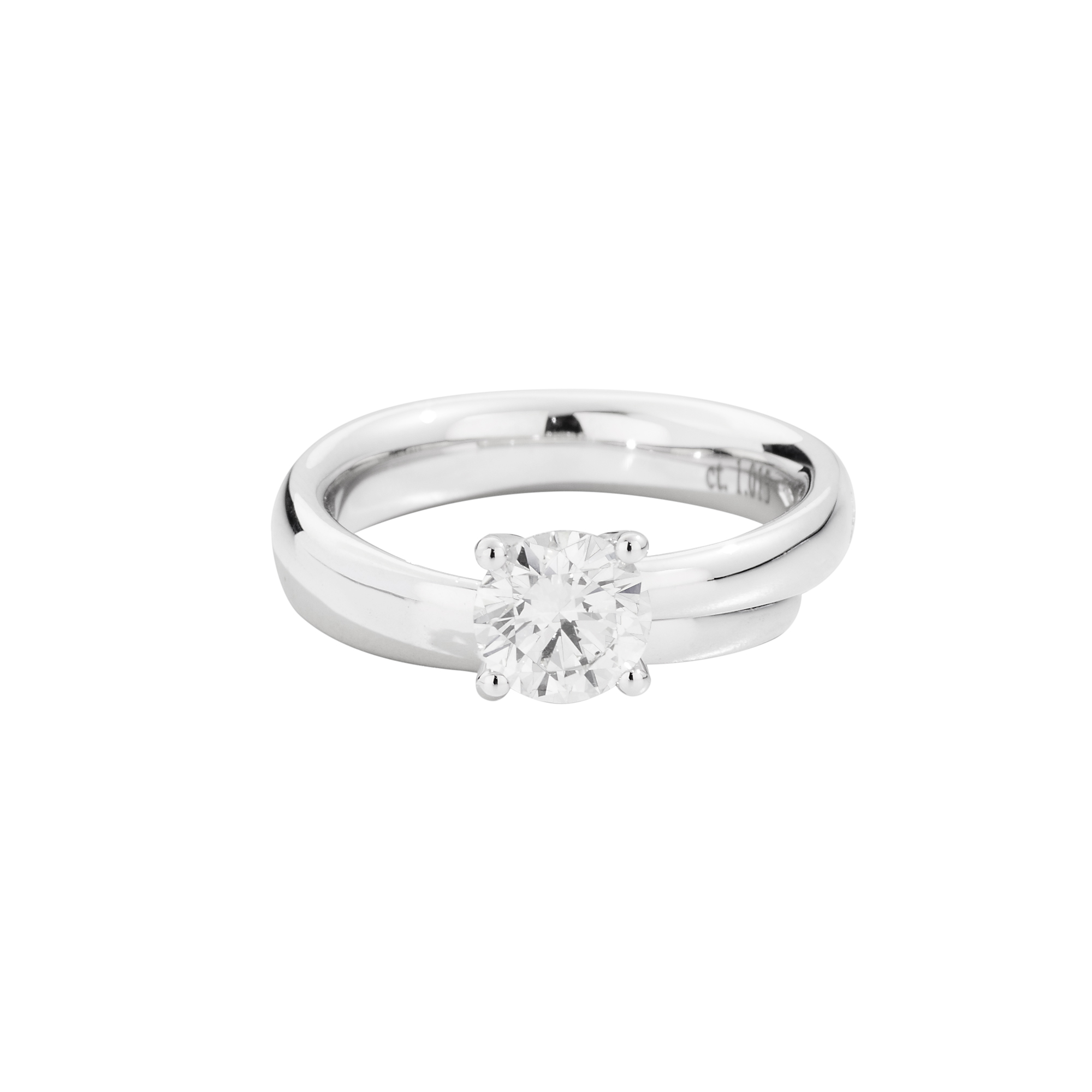 ANELLO ETERNITY BRILL SOLITARIO CT 0,19 E-SI