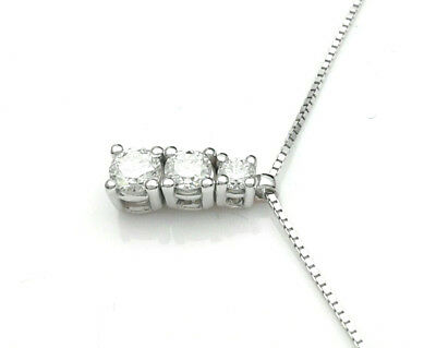 COLLANA C/TRILOGY A SCALARE BRILL CT 0,30 G-SI COLLANA C/TRILOGY A SCALARE BRILL CT 0,30 G-SI