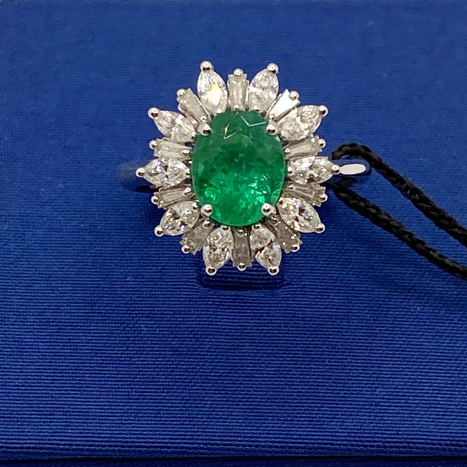 ANELLO SMERALDO CT 1,48 E BRILL CT 0,95