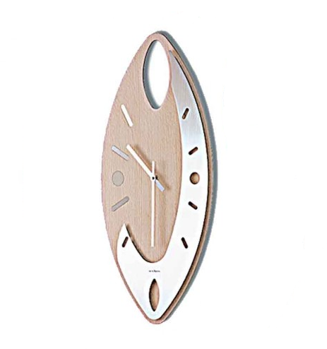 AMALFI ROVERE SBIANCATO 60 X 29 OROLOGIO PARETE