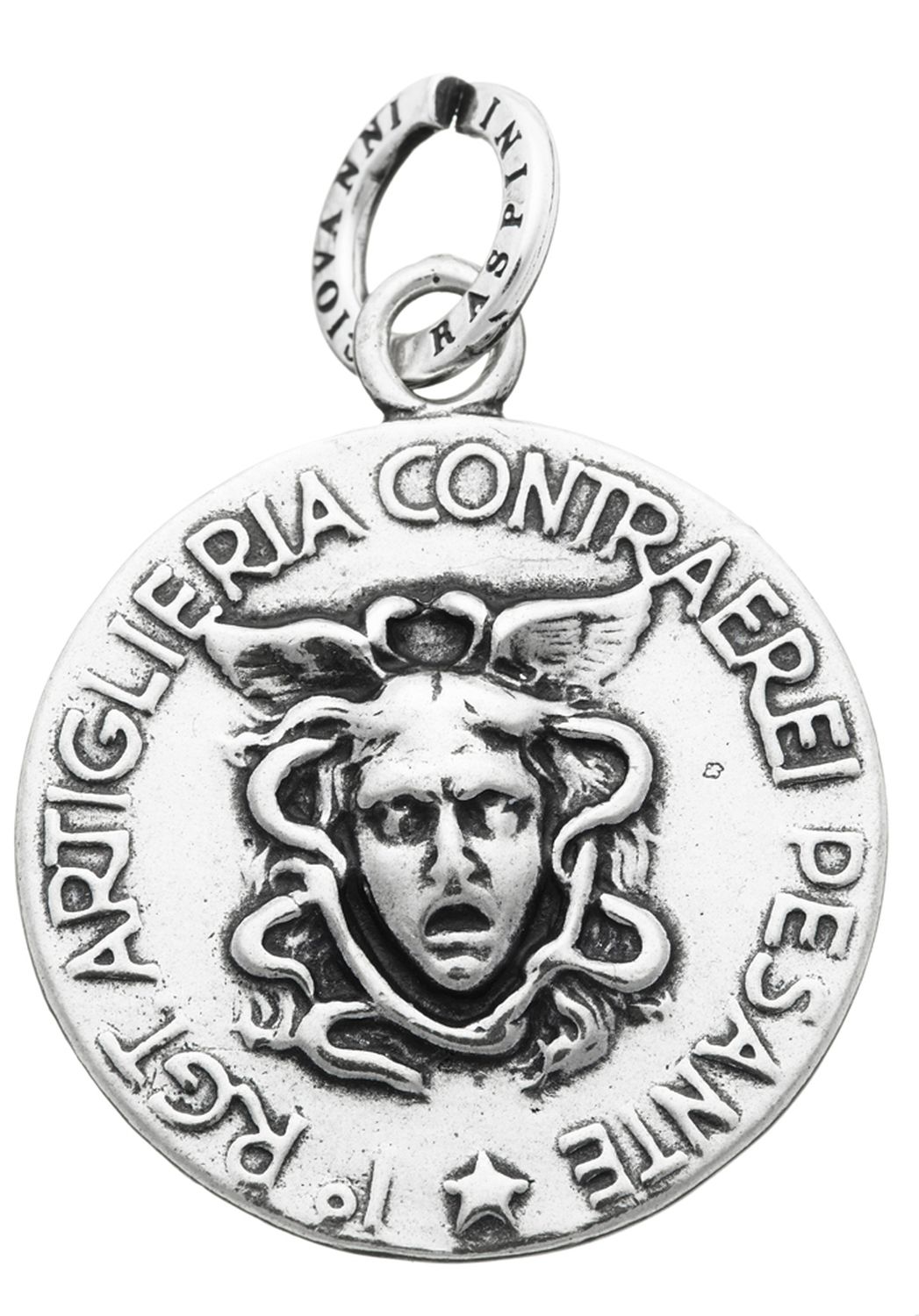 CHARM MEDAGLIA MEDUSA CONTRAEREA