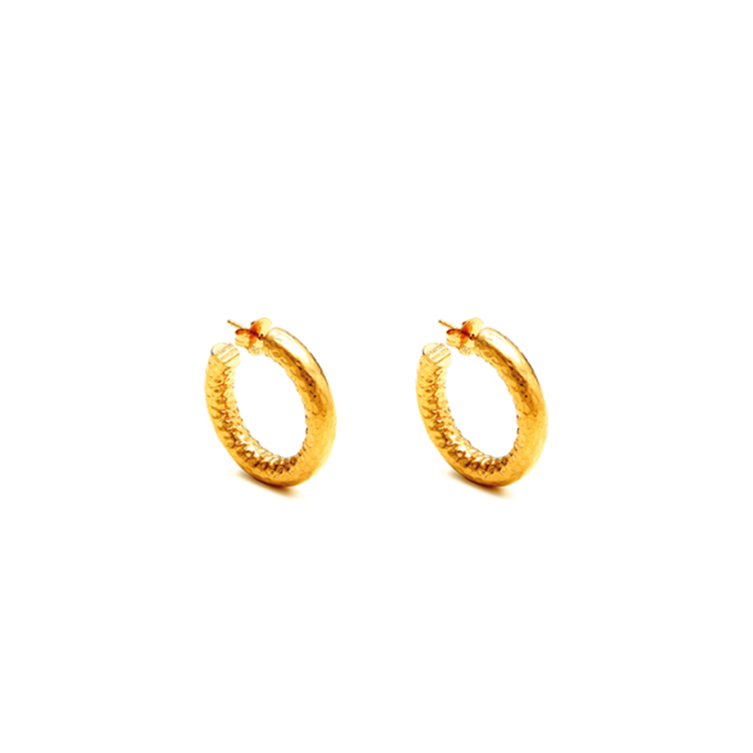 ORECCHINI ROCK PICCOLI DORATI CM 34