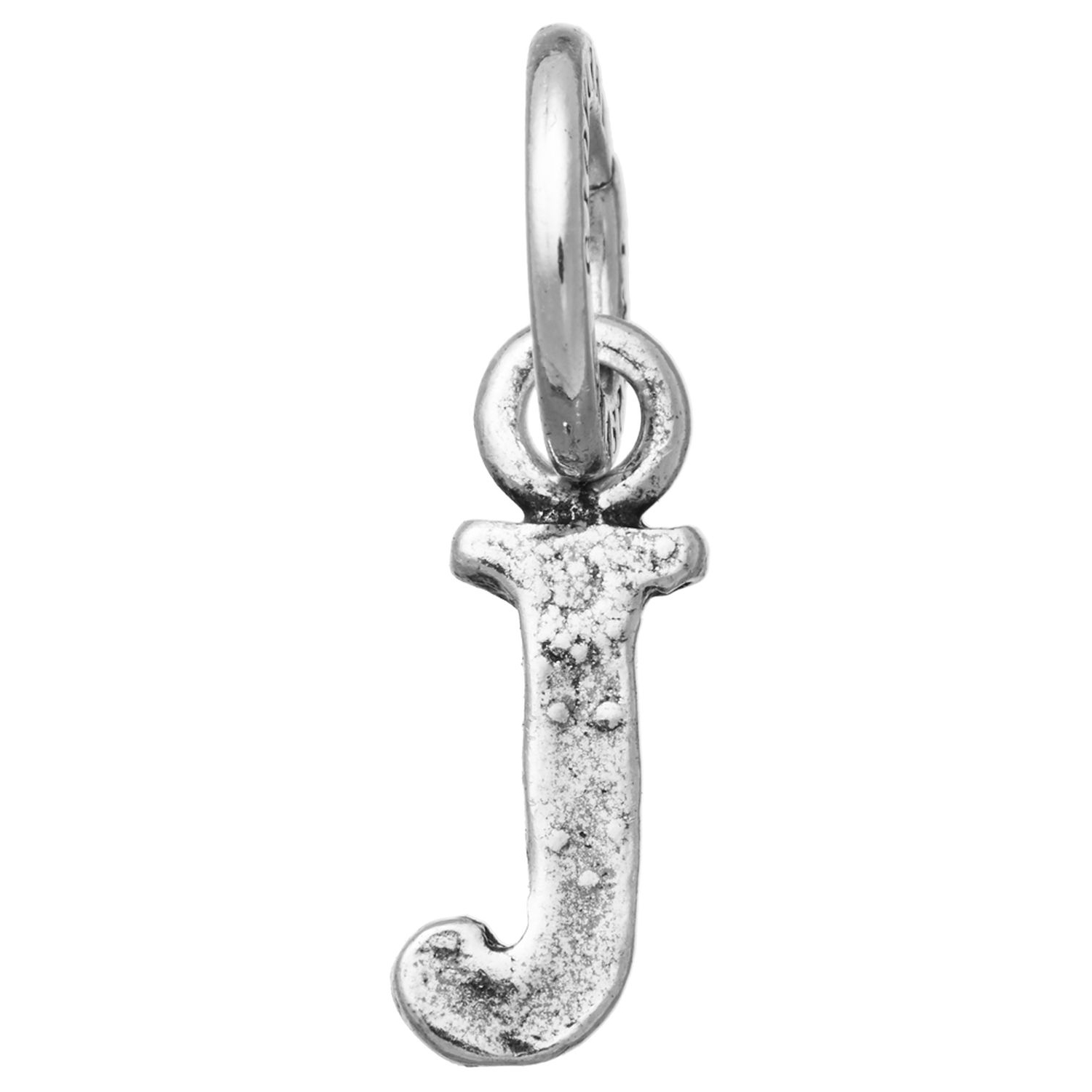 MINI CHARM LETTERA LOGO J
