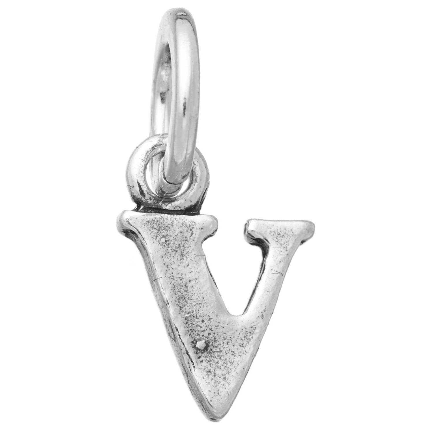 MINI CHARM LETTERA LOGO V