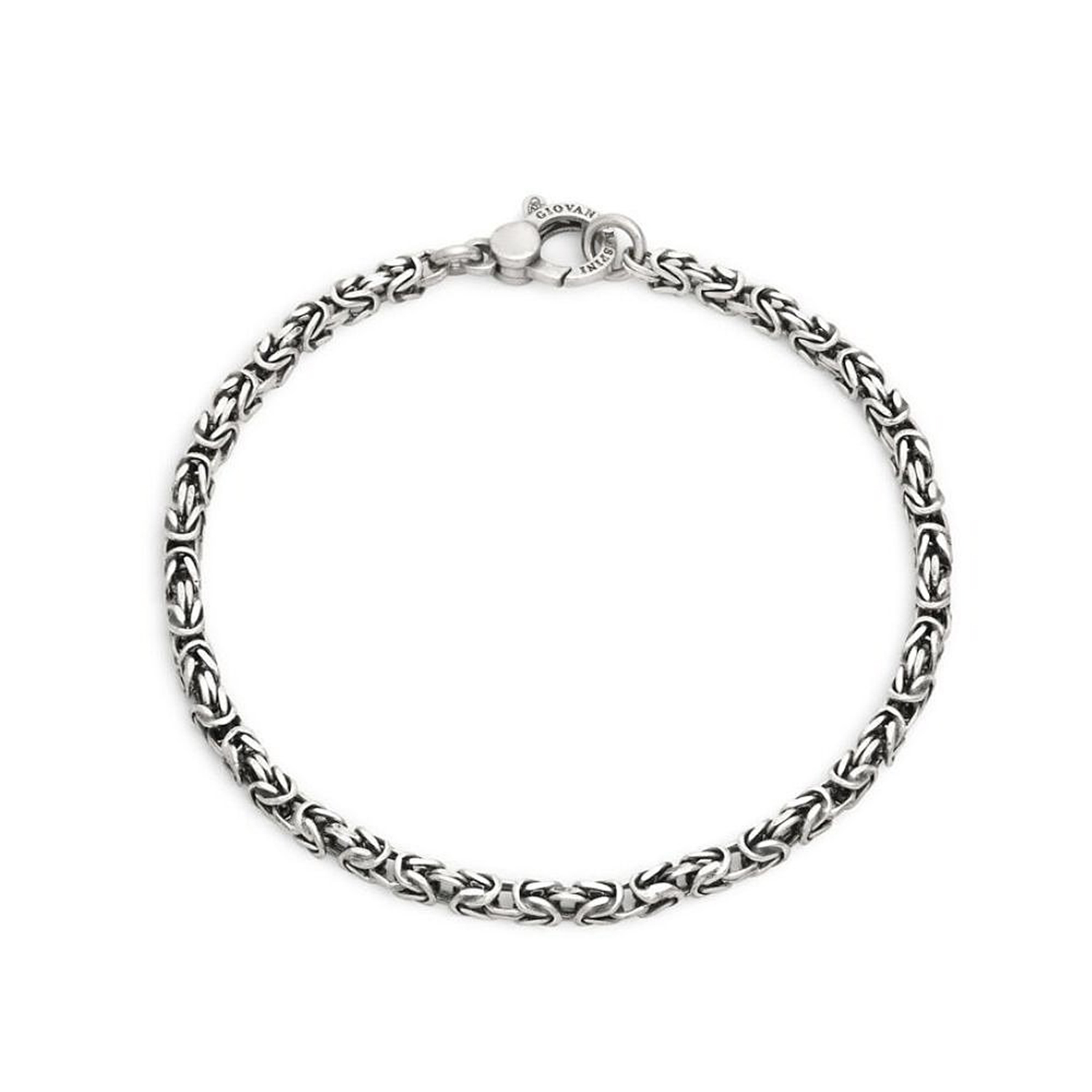 BRACCIALE BIZANTINA QUADRA MINI CM 19 BRACCIALE BIZANTINA QUADRA MINI CM 19