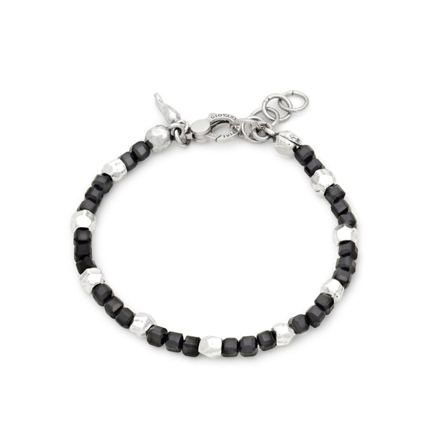BRACCIALE SPINELLO NERO DADI CM 22