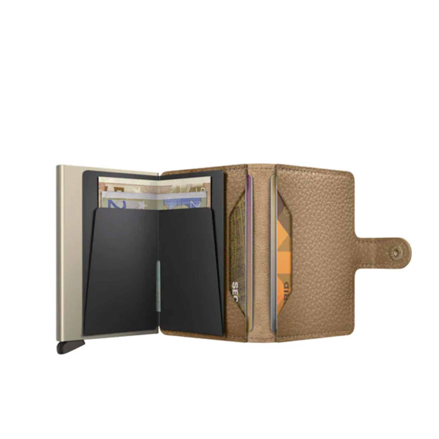 MINI WALLET PEBBLE CAPPUCCINO