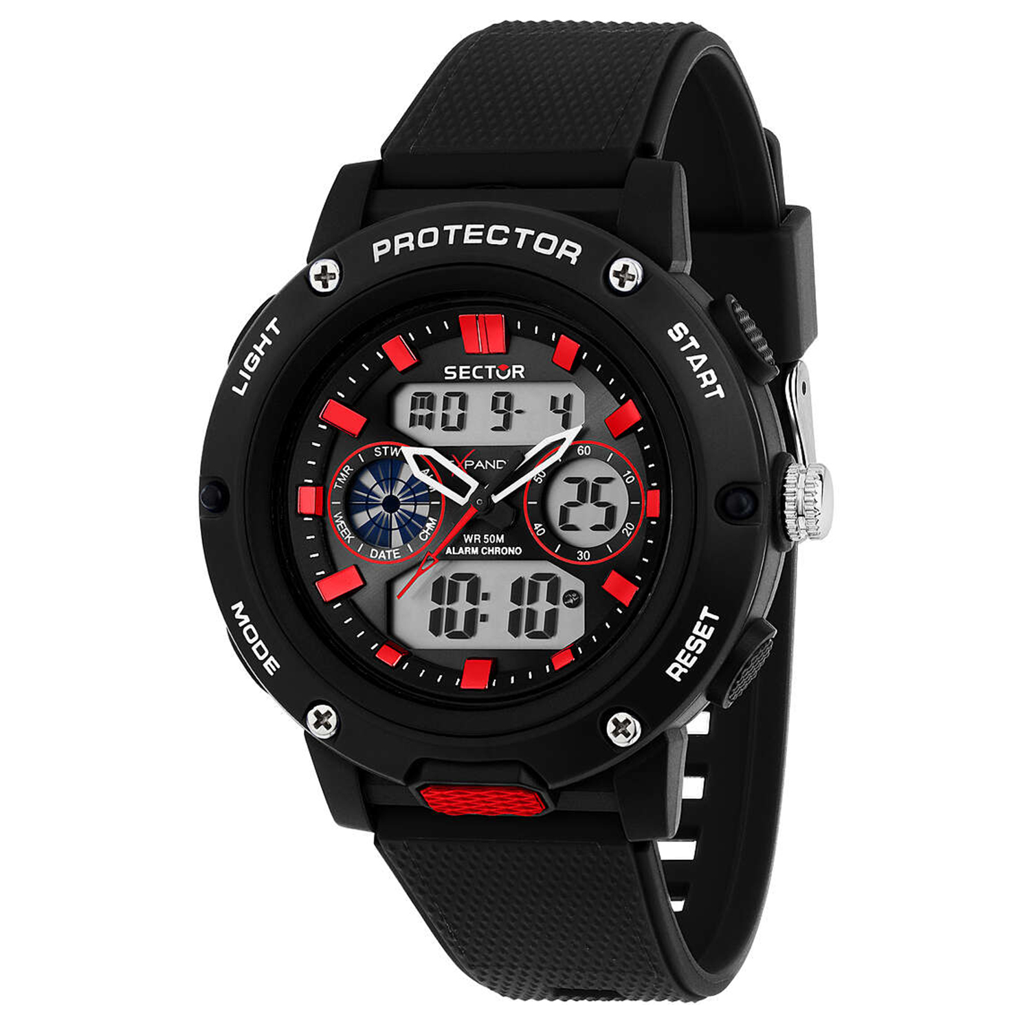 EX-44 47MM DIGITAL BLACK DIAL