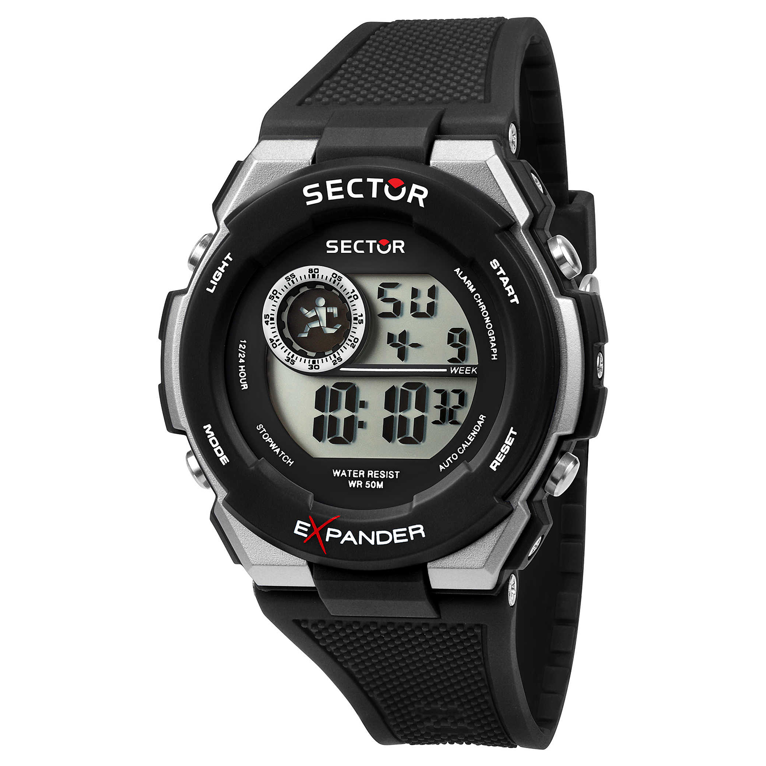 EXPANDER UOMO 40MM DIGITAL BLACK DIAL
