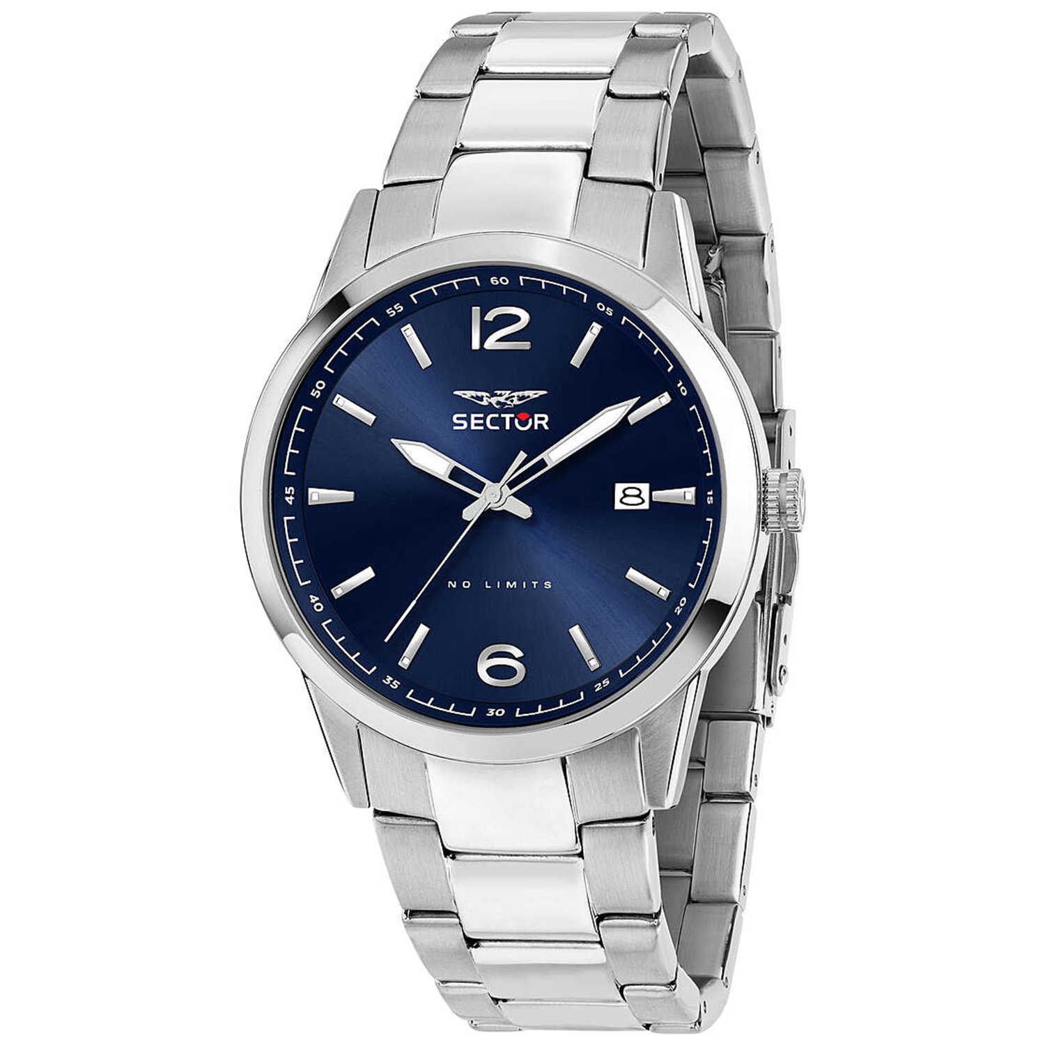 660 41MM 3H BLUE DIAL