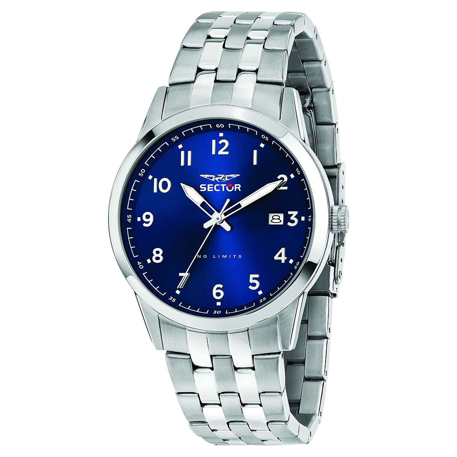 660 41MM 3H BLUE DIAL