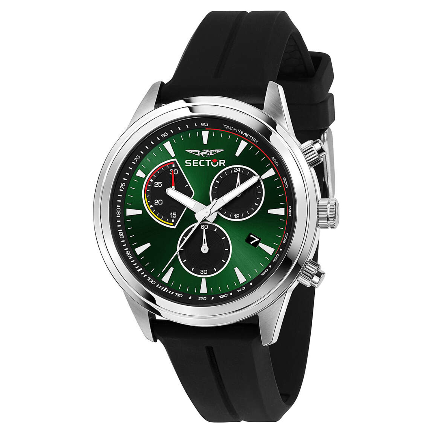 670 45MM CHR GREEN DIAL
