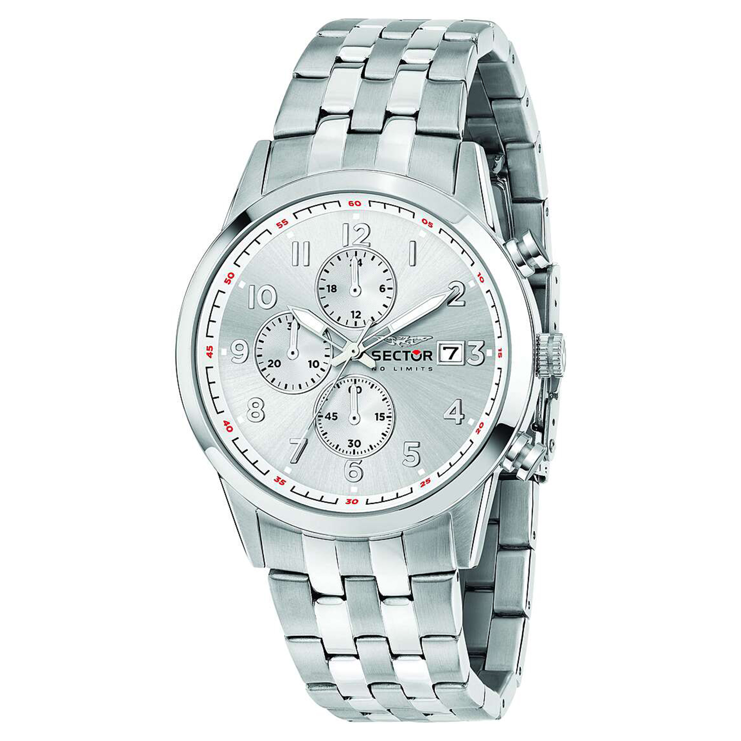 660 42MM CHR WHITE SILVER DIAL