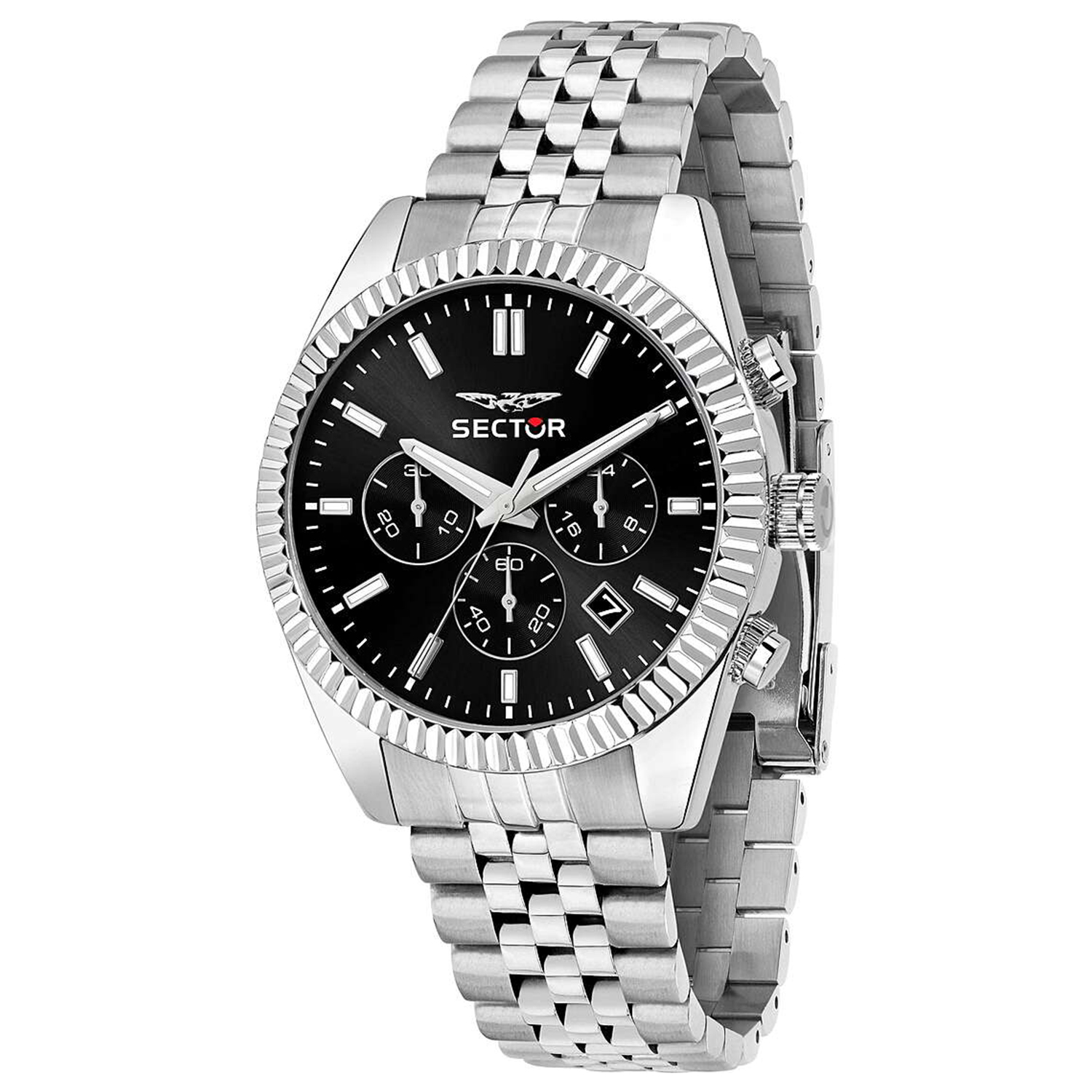 240 41MM CHR BLACK DIAL