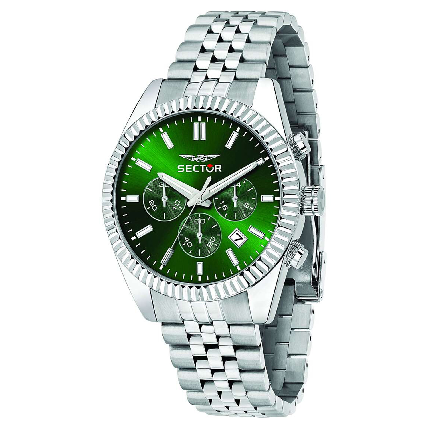 240 41MM CHR GREEN DIAL