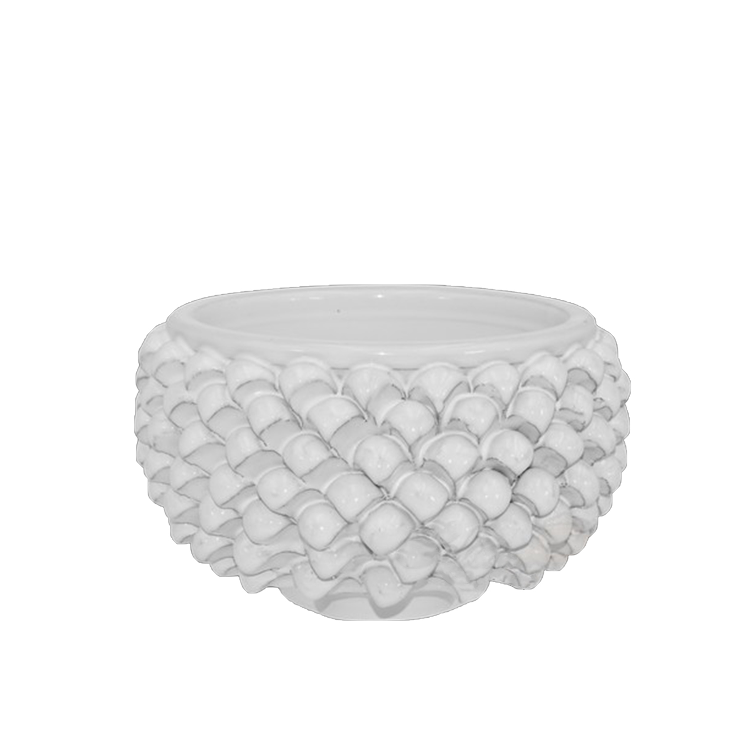 VASO MEZZA PIGNA S/PIEDE DIAM  20 WHITE LINE