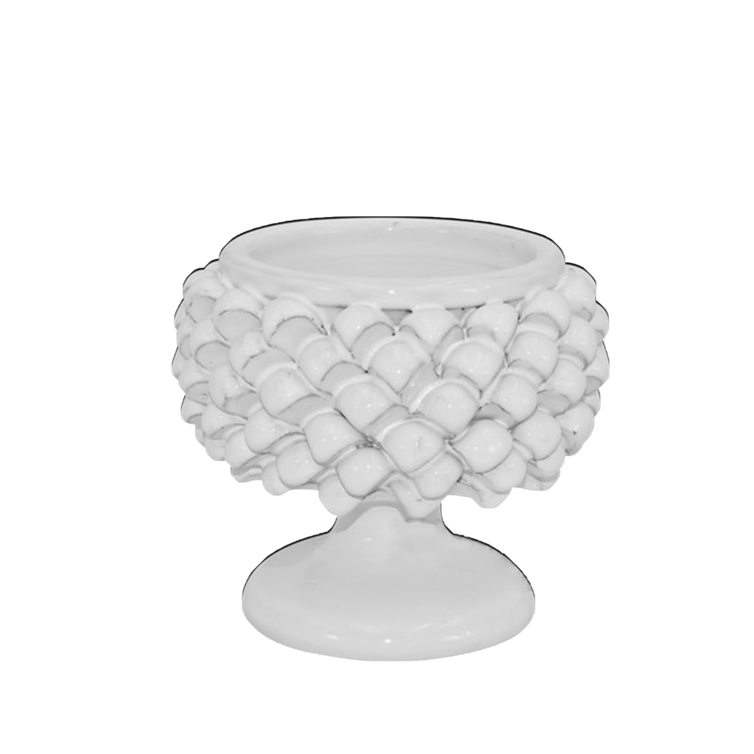 VASO MEZZA PIGNA DIAM  10 WHITE LINE