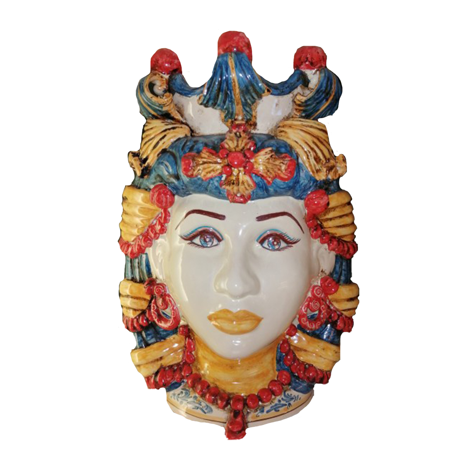 TESTA DI MORO DONNA DECORO RICCO