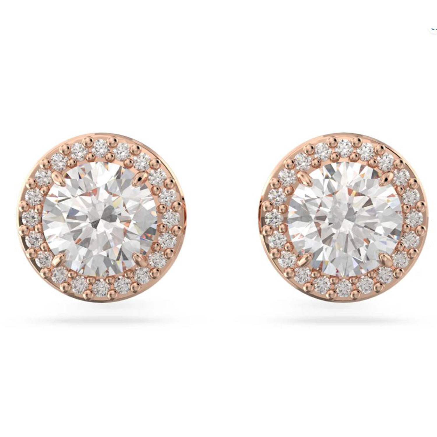 CONSTELLA PE STUD PAVE WHITE ROS