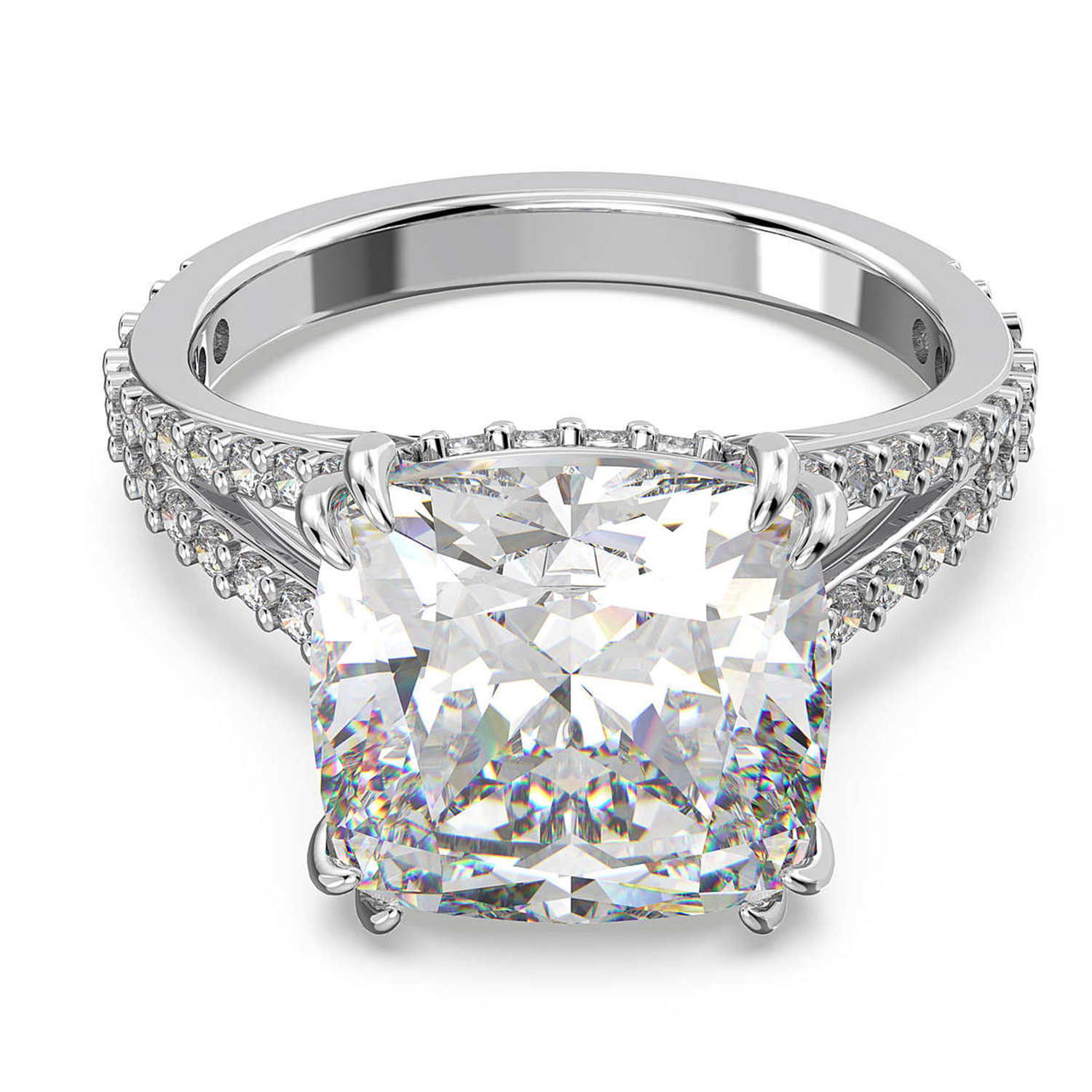 CONSTELLA RING SQ L WHITE RHS 60