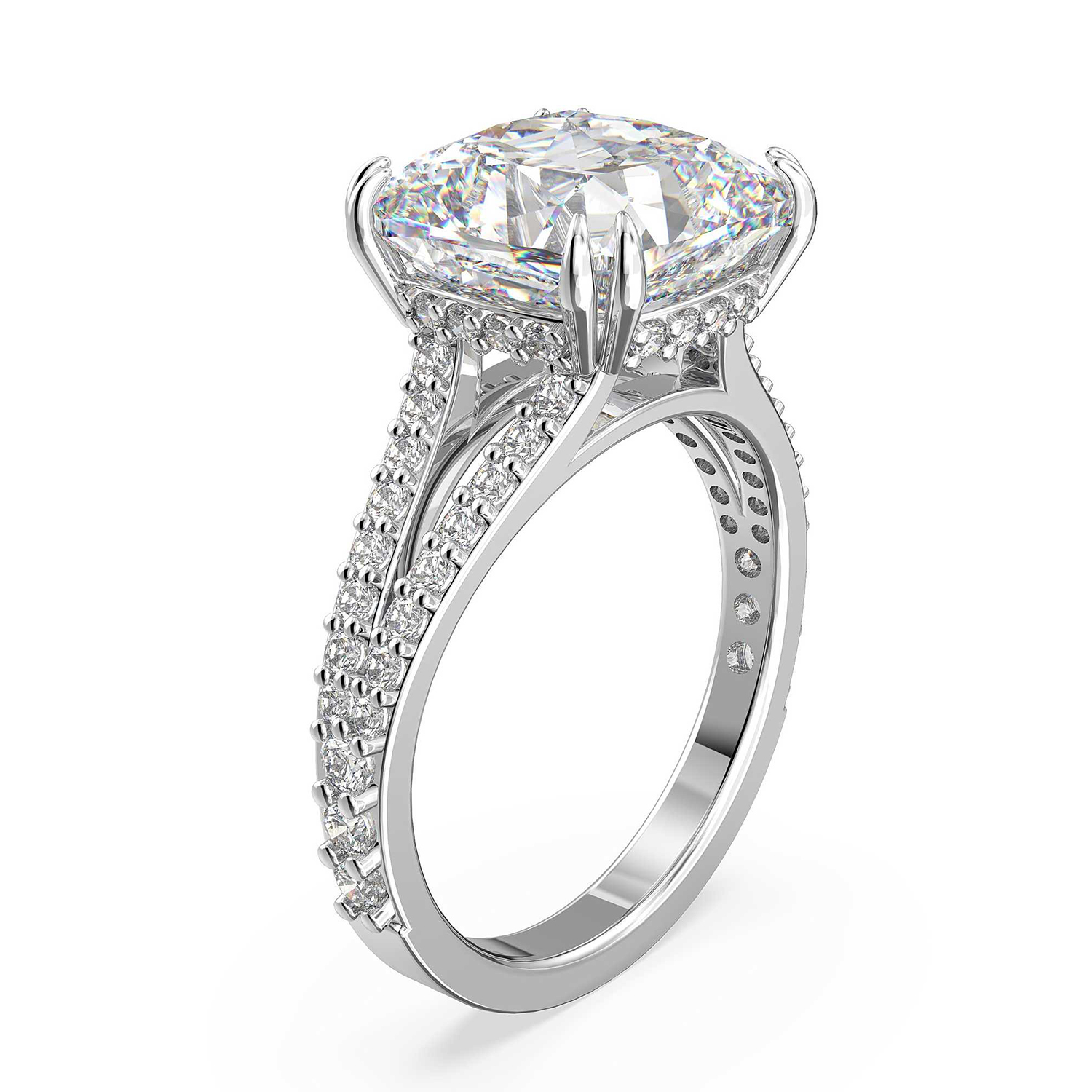 CONSTELLA RING SQ L WHITE RHS 60