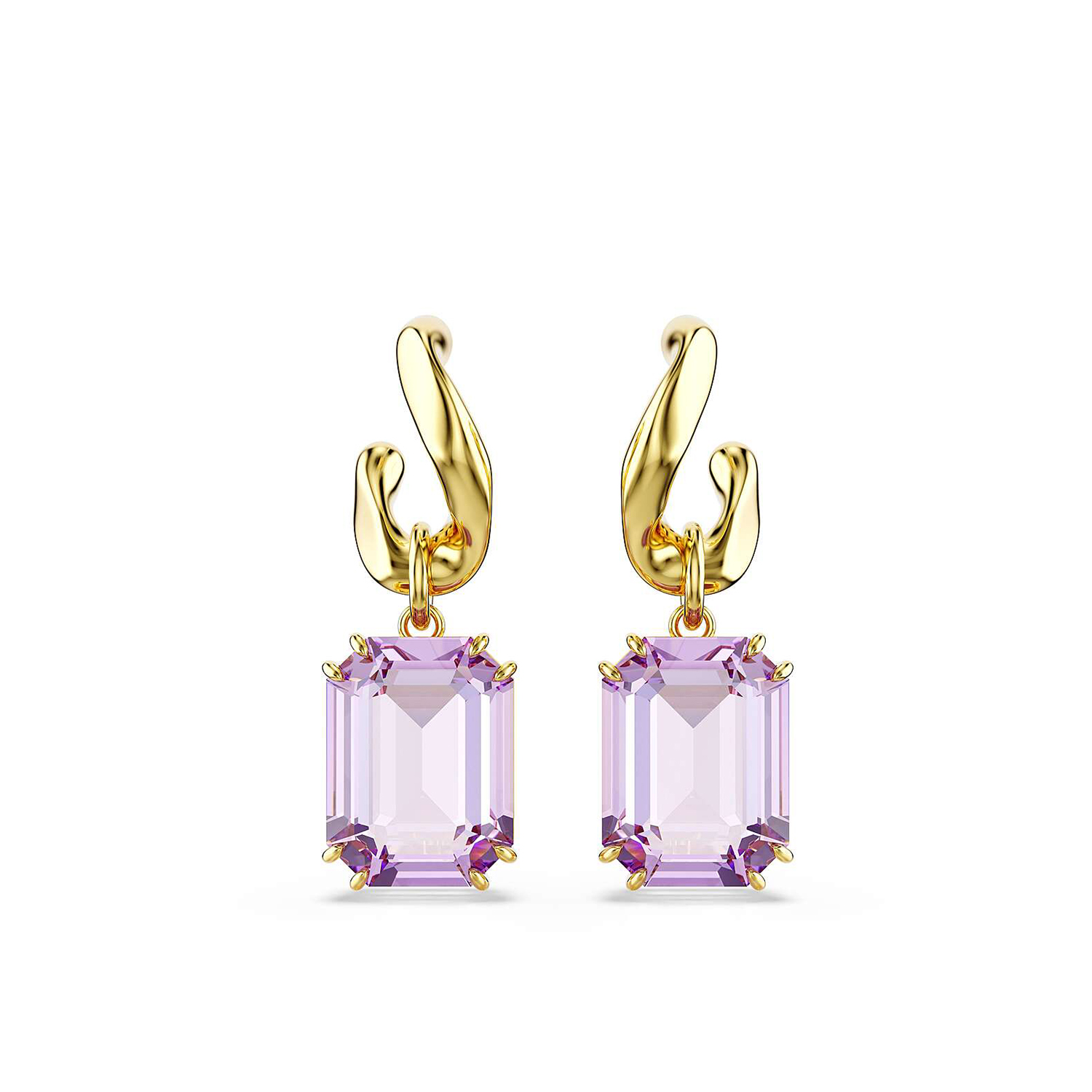 MILLENIA ORECCHINO A BUCO STUD VIOL/GO