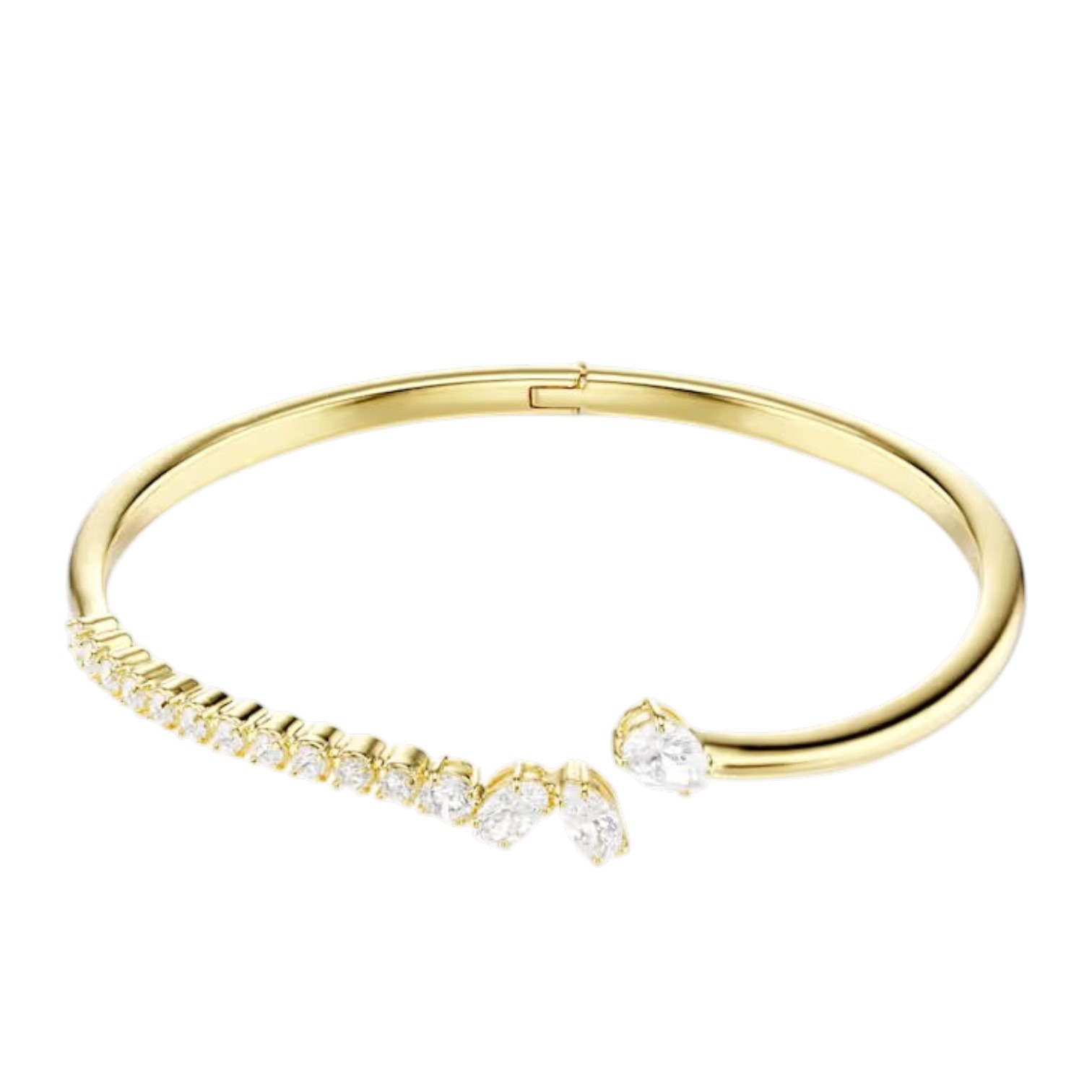 MESMERA:BRACCIALE RIGIDO OPEN WHI/GOS S