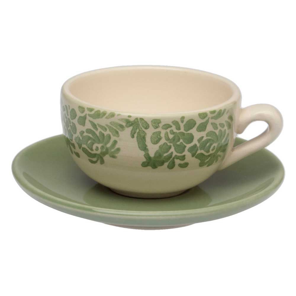 COIMBRA VERDE TAZZA CAFFE' X6 C/PIATT.