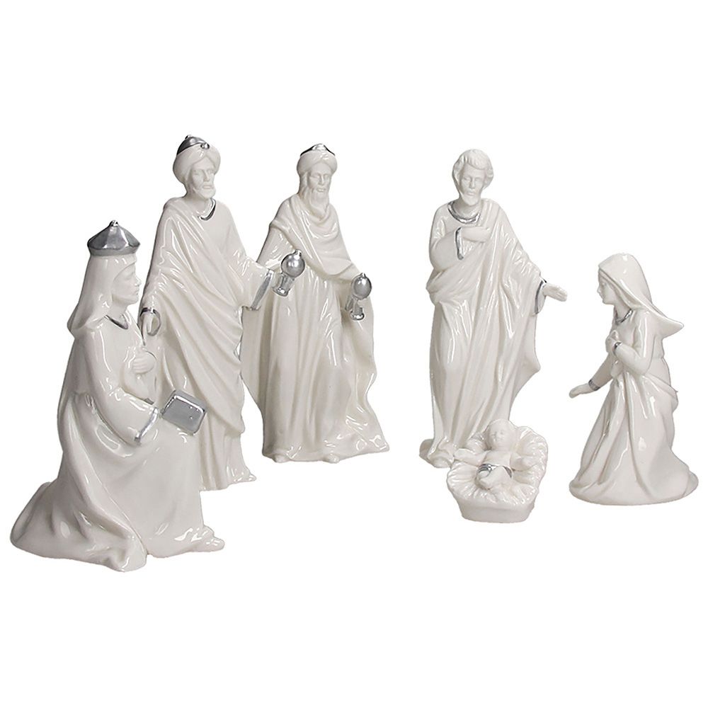 NATIVITA ARGENTO 6 PEZZI