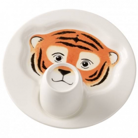 ANIMAL FRIENDS PIATTO C/MUG TIGRE