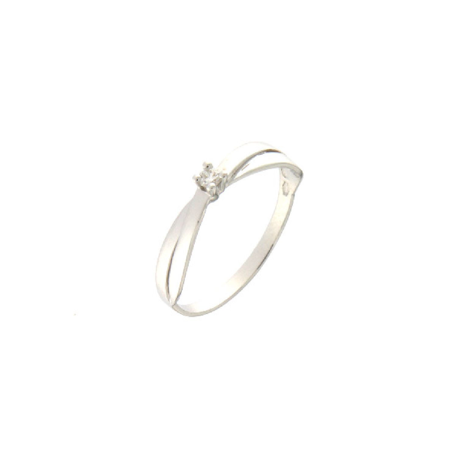 ANELLO SOLITARIO BRILL 0,05 G-VS