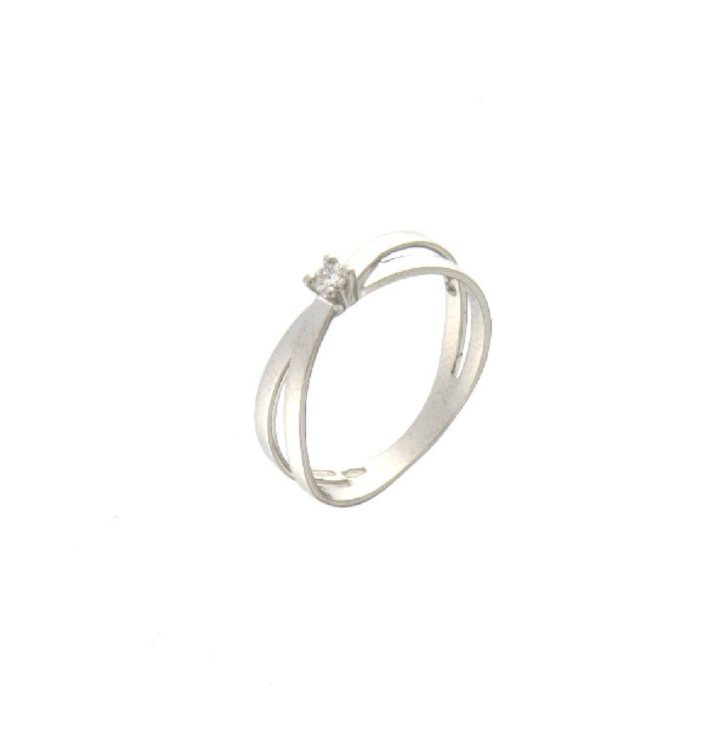 ANELLO SOLITARIO BRILL 0,04 G-VS