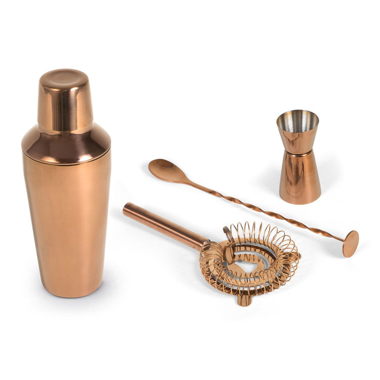 SET COCKTAIL IN ACCIAIO INOX